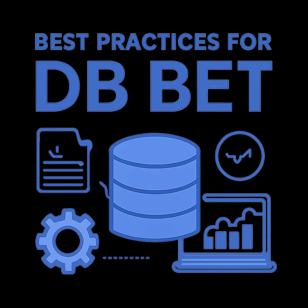 Illustration detailing best practices for DB Bet.