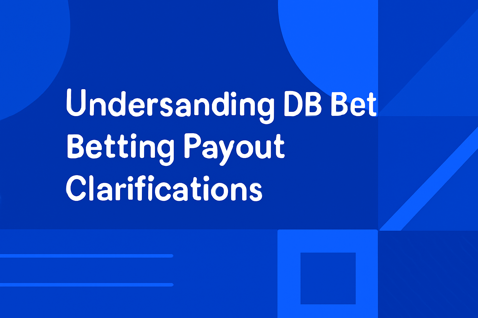 An informative visual representation of DB Bet Regulatory Compliance featuring clear typography.