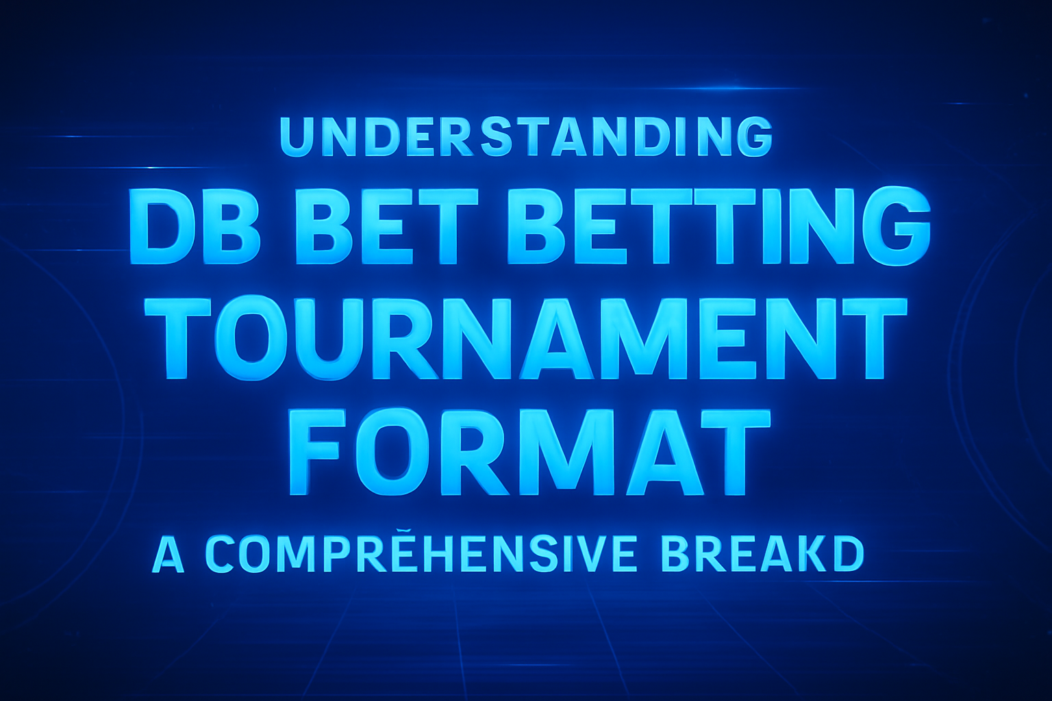 A neutral scene depicting the DB Bet Feature Overview with professional elements.