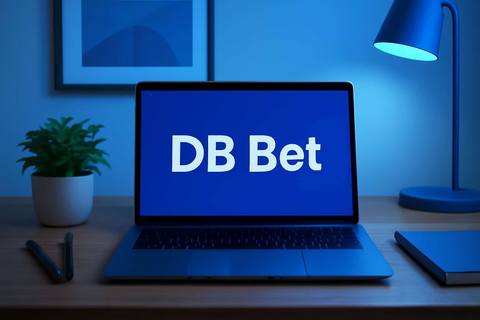 An informative scene depicting DB Bet Guides with a futuristic theme.