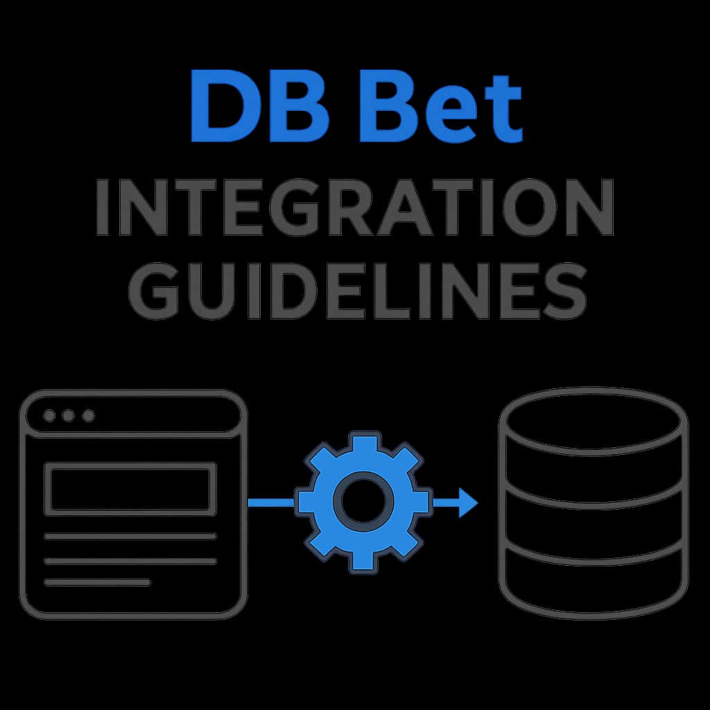 Diagram illustrating key aspects of DB Bet Integration Guidelines.