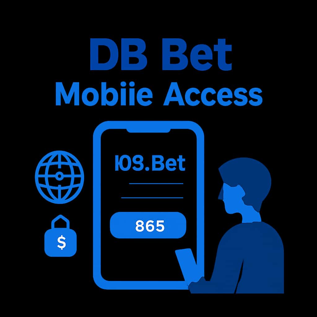 Diagram illustrating DB Bet Mobile Access functionalities.