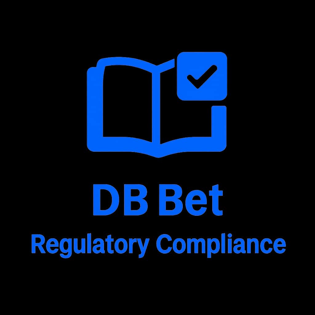 A professional badge illustrating DB Bet Regulatory Compliance.