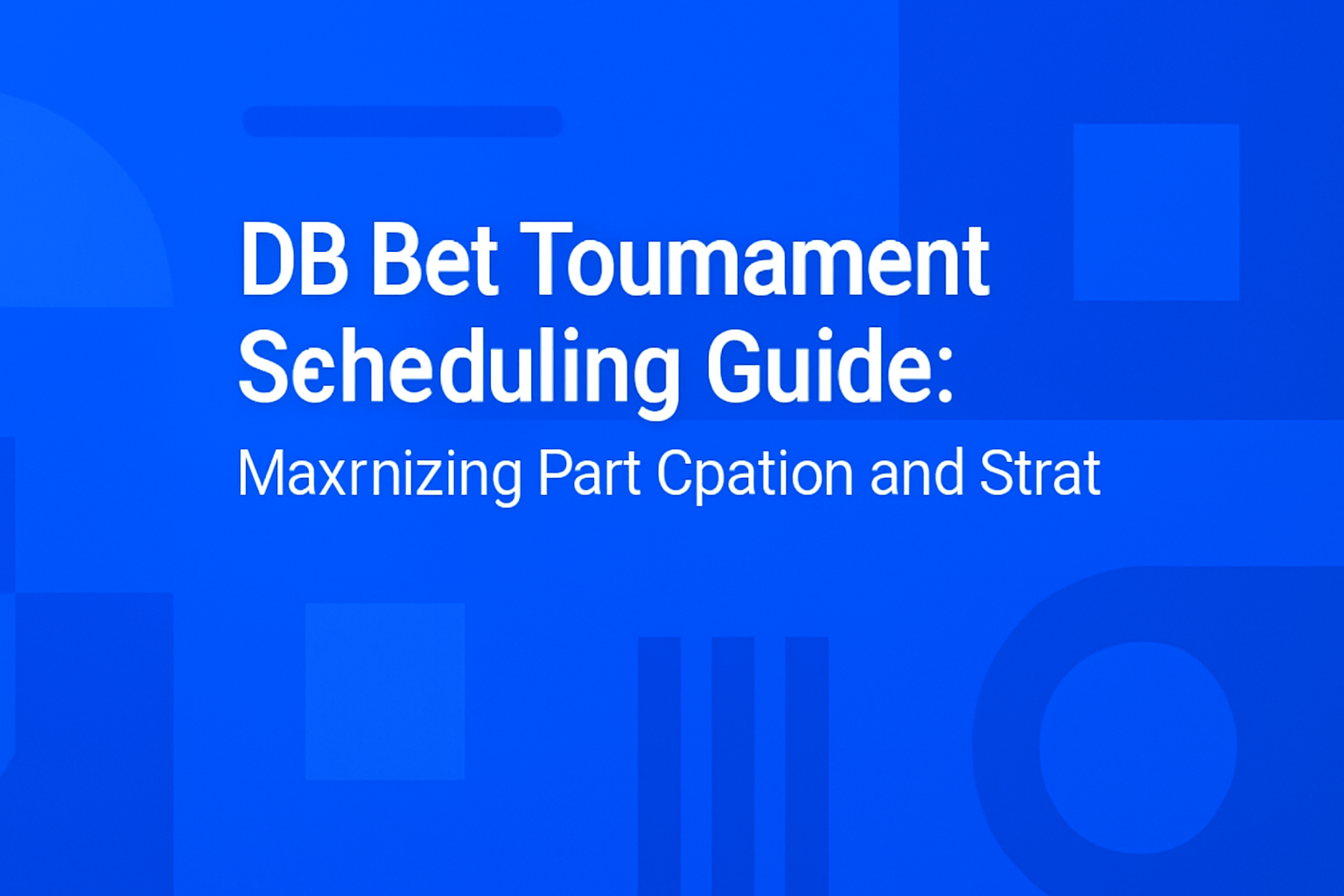 Informational scene focusing on DB Bet Account Settings.