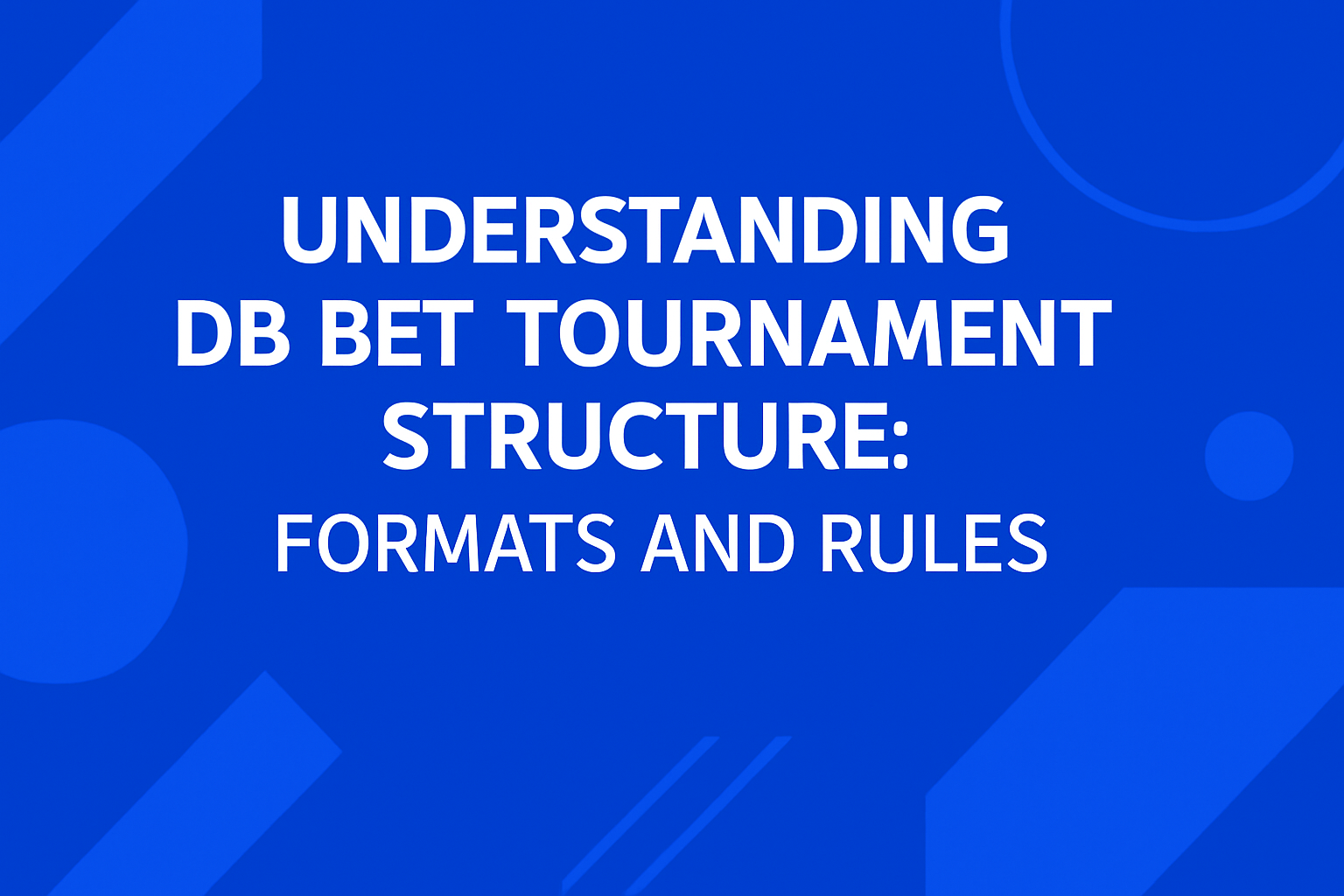 A futuristic scene representing best practices for DB Bet with blue accents.