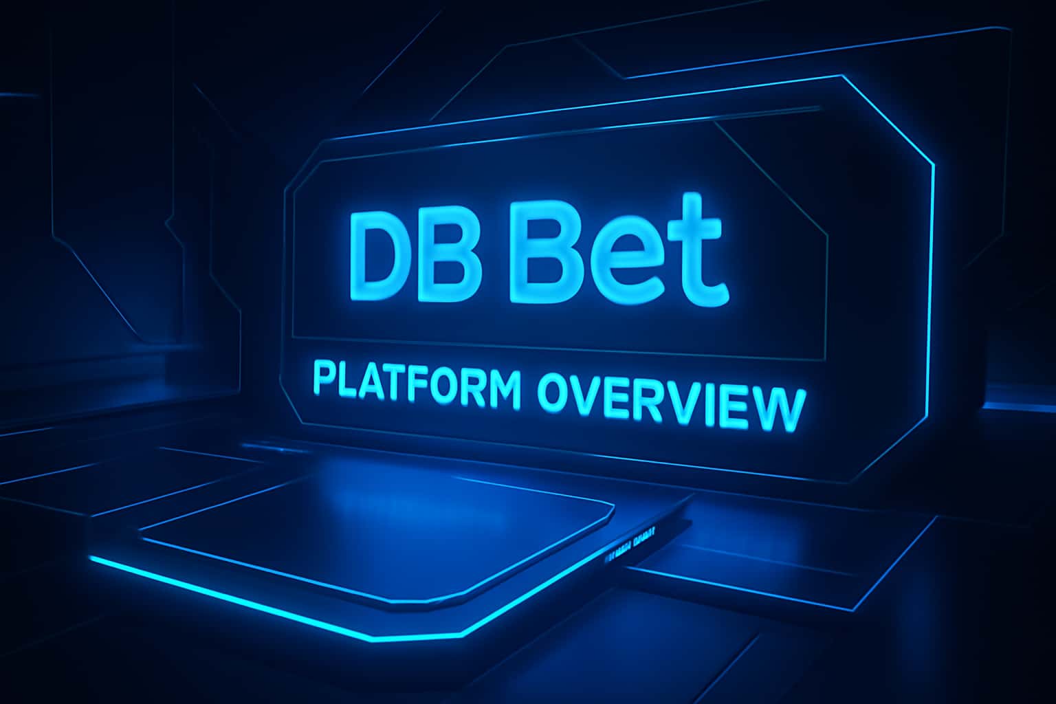 Futuristic digital landscape