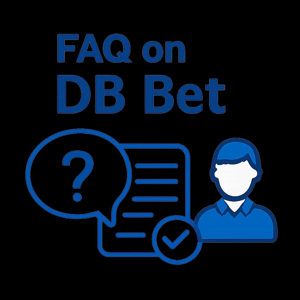 An educational diagram regarding the FAQ on DB Bet.