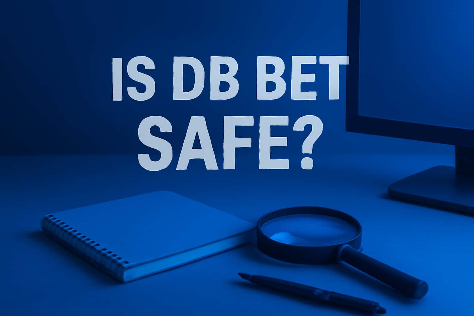 An informative visual representation highlighting the safety features of DB Bet.