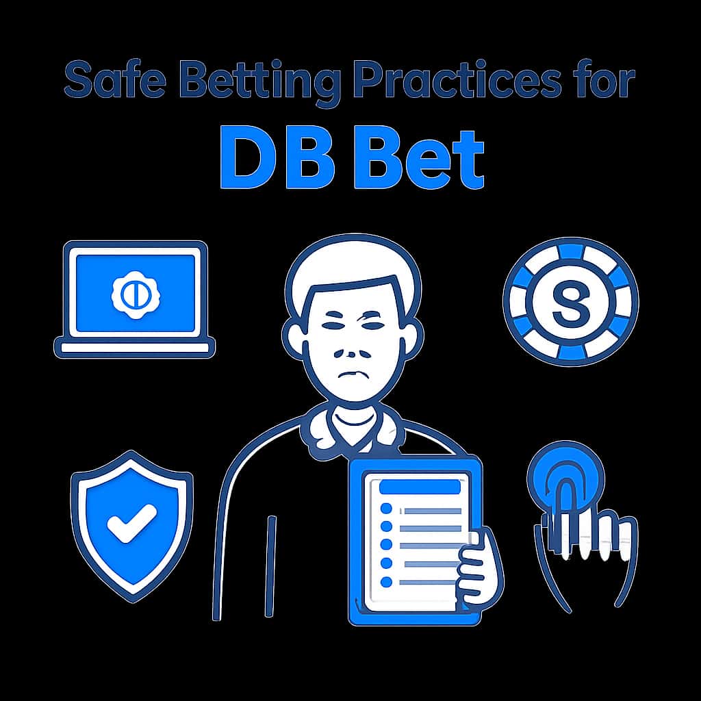 An informative diagram illustrating safe betting practices for DB Bet.