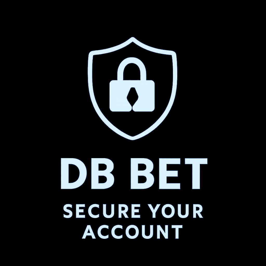 A minimalist badge symbolizing the security of DB Bet accounts.